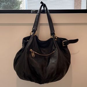 Linea Pelle Navy Blue Bag